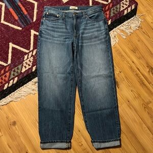 Madewell slouchy boyjean